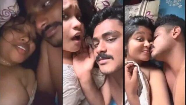 Mallu Girlfriend Exposes Huge Boobs During Kissing and Romance