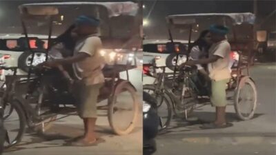 Horny Randi Bhabhi ne Rikshawala ko Handjob Diya Trending Viral MMS Free Video